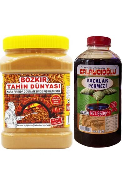 Kalaycıoğlu Bozkır Double Roasted Tahini Without Bran 935Gr- Cone Molasses 950Gr