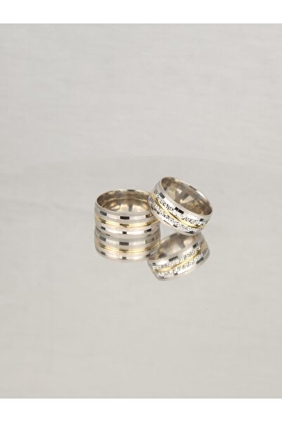 Gri Gümüş Işıltılı Sevgi Döngüsü 925 Ayar Gümüş Alyans, Nişan Ve Söz Yüzüğü