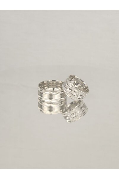 Gri Gümüş Rüya Harmoni Halkası 925 Ayar Gümüş Alyans, Nişan Ve Söz Yüzüğü