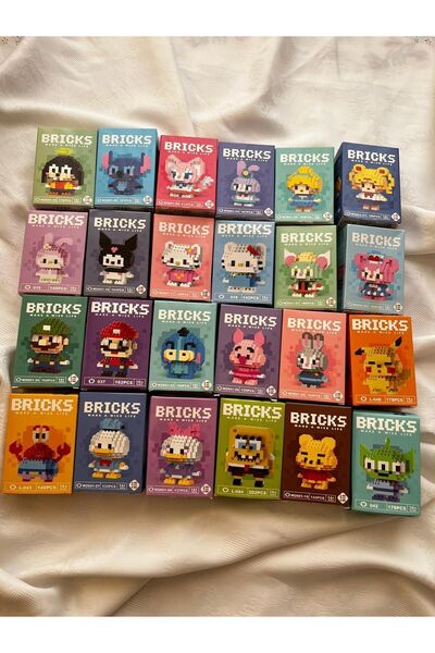 womistore Bricks Figür (Rastgele 1 Model Gönderilir)