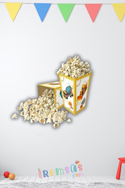 mypartyready Inşaat Konsept Doğum Günü Mısır Kutusu 8 Li Iş Makinesi Konsept ...