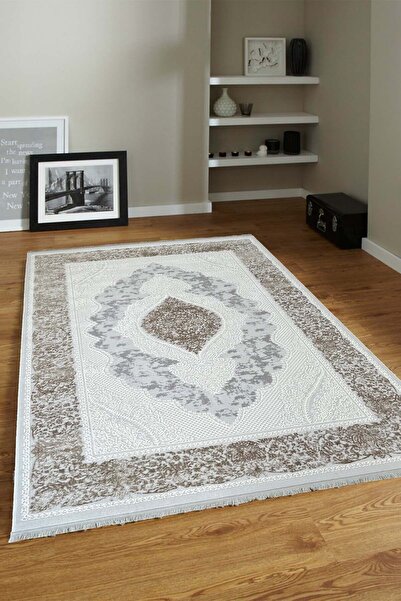 ünalcarpet - Modern Kalın Sık Dokuma Salon ve Oturma Odası Halısı AntiAlerjik...