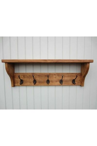 Genel Markalar Ahşap Duvar Askılığı Rafı