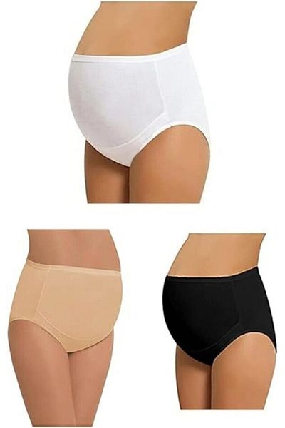 Bluence Pack of 3 - Comfortable Cotton Mother Maternity Panties