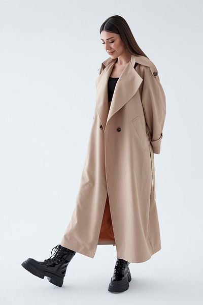 SahraAfra Creed Trench Coat