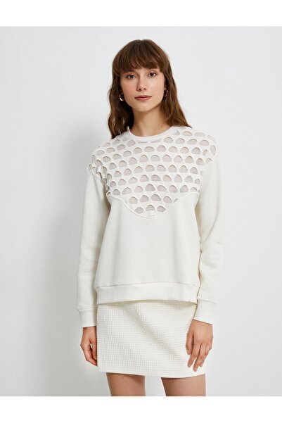 Koton Women's Crew Neck Sweat