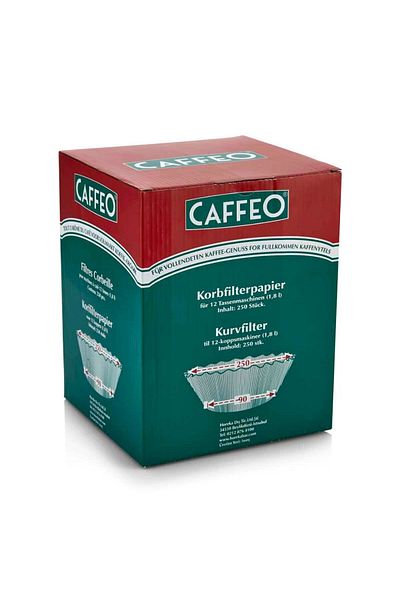 Caffeo 90/250 Basket Filter Coffee Paper - 250 Pieces