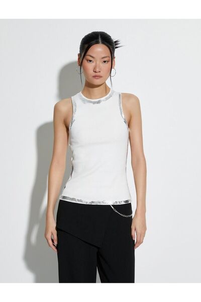 Koton γυναικείο μπλουζάκι με λαιμόκοψη