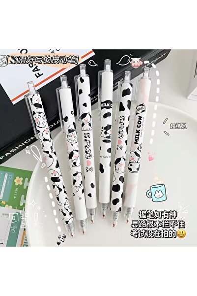 Kawaii Cute Cow 0.5mm Jel Kalem 1 Adet