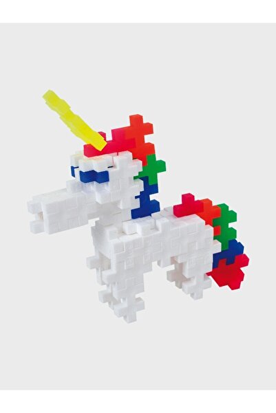 TOYFEST Plus - Plus Minecraft Temalı Silindir Kutuda Unicorn Lego Yapı Oyuncağı ( 100 Parça ) 4109