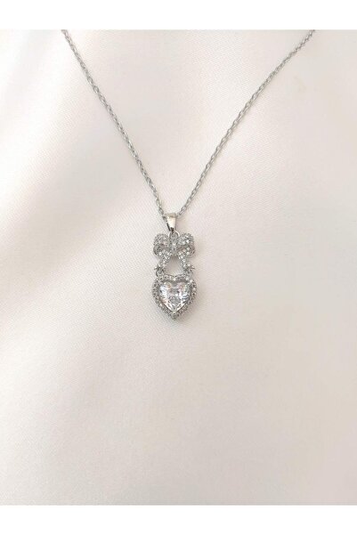 Evorya الزركون حجر الفولاذ المقاوم للصدأ الشريط باندورا قلادة المرأة