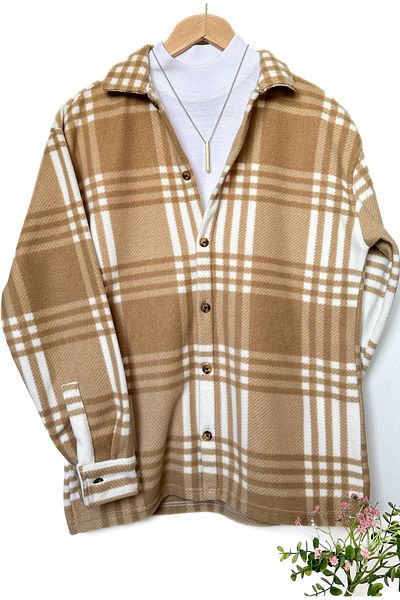 MİRMARONİ Men's shirt collar oversize cotton lumberjack shirt