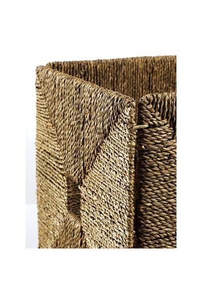 IKEA منظم صندوق السلة Meridyendukkan 32x33x32 سم طبيعي