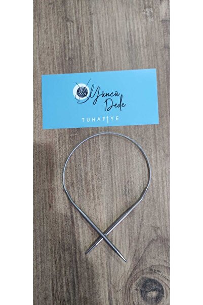 Yabalı 40 cm Çelik Telli Misinalı Şiş 4.5 NUMARA 40 cm (İKİ ŞİŞ ARASI ÖLÇÜ 40CM)