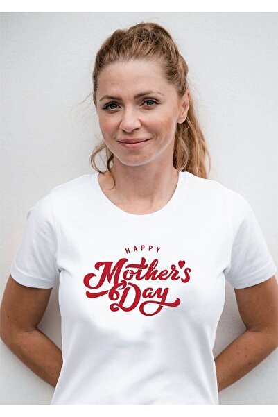 Hediyenza Cadou special Ziua Mamei Happy Mothers Day Mother Design Adult unisex Tricou alb