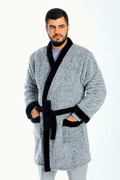 brntekstil Welsoft Kimono Plush Fleece Unisex Dressing Gown