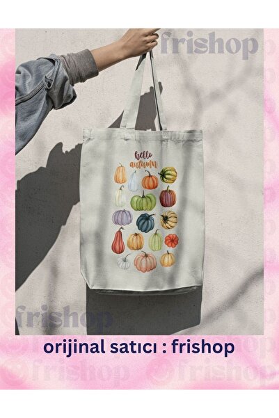 redame Autumn Series Hello Autumn Pumpkins - Y2K Tote Bag