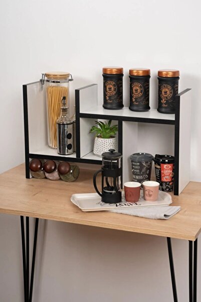 Home Masa Üstü Ayarlanabilir Raf İki Raflı Masa-tezgah Üstü Organizer Masa Dü...