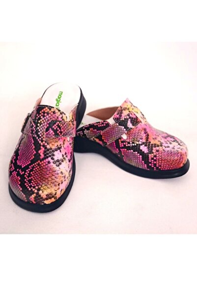 Magia Comfort Sabo Slippers - Snakeskin Design