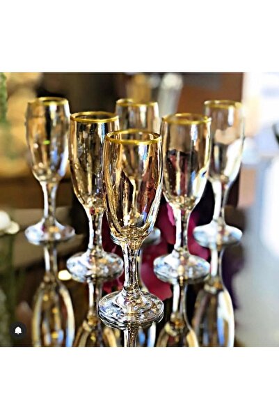 Paşabahçe Lav 6 Adet Gold Yaldız Kahve Yanı Bardak