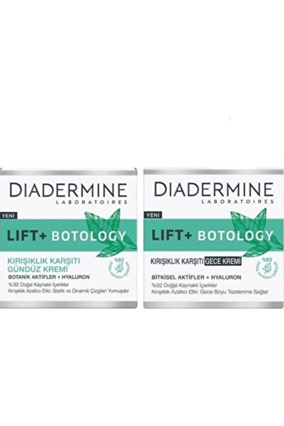 Diadermine Lift+ Botology Kırışık Karşıtı Gündüz + Gece Kremi 50+50 ml
