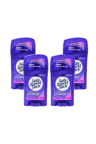 Lady Speed Stick Invisible Dry Power Wild Freesia 40gr 4'lü