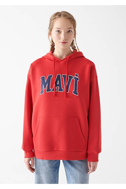Mavi Women's Red Sweat - m 1600361 -82054