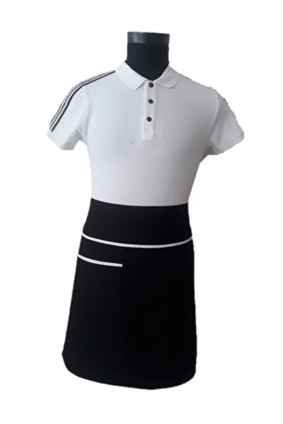 YDZ Belden Bağlamalı Mutfak Önlüğü Master Chef Barista Cafe Restaurant Şef Ga...