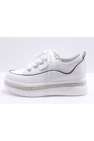 Guja 24K308-1 - Pantofi cu talpă umplută și pietre (forma mărimea 1 este mică)