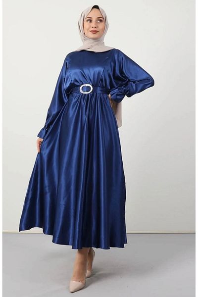HB MODA COLLECTİON Σατέν Φόρεμα Ειδικής Περίστασης