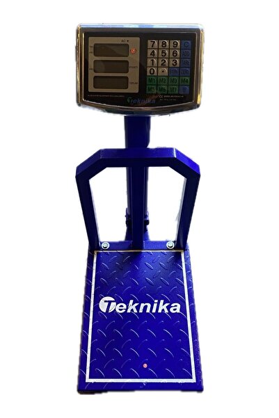 Teknika 150Kğ/20Gr Hassasiyetli Korumalı Şarjlı Elektronik Terazi Baskül 30X40 Tabla Ölçü