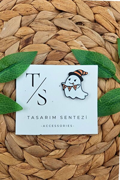 Tasarım Sentezi Rozet Metal Broş Hayalet Cadilar Bayrami Halloween Yılbaşı Yaka Çantası Kıyafet Şapka Takı Aksesuar