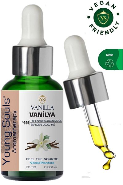 YOUNG SOULS Aromatherapy Vanilla Essential Oil Vanilla Essential Oil 20 ml