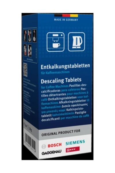 Siemens Kahve Espresso Makineleri Için Kireç Çözücü Tablet 6'lı