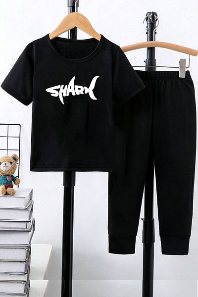 uyguntarz Παιδικό Shark Bottom - Σετ φόρμας τοπ