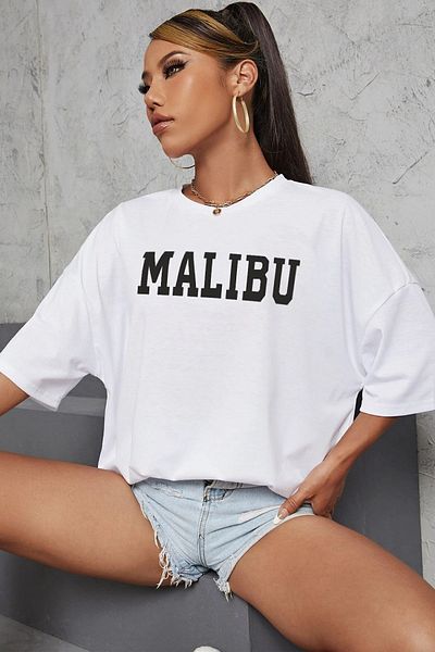 uyguntarz Μπλουζάκι Unisex Malibu Printed Design