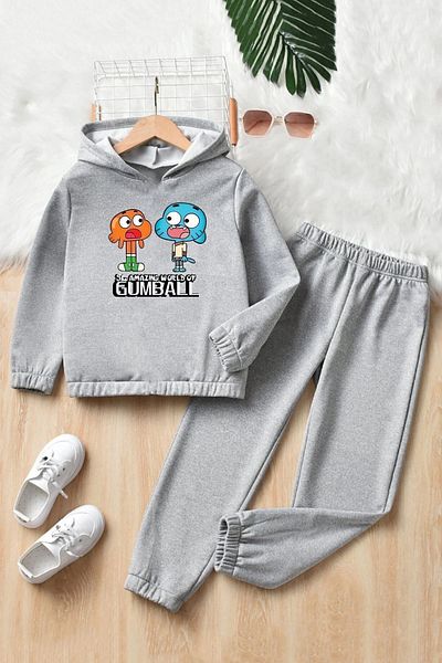 uyguntarz Gumball-Trainingsanzug-Set für Kinder