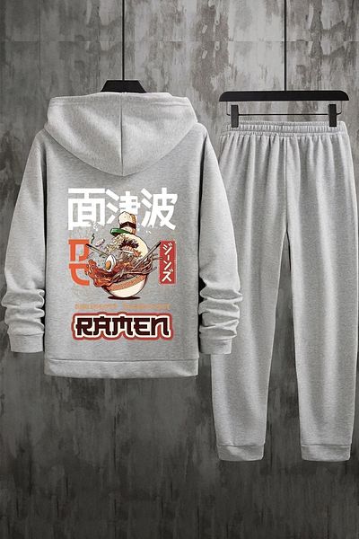 uyguntarz Σετ φόρμας Unisex Ramen Printed