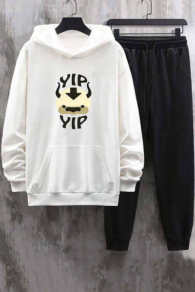 uyguntarz Σετ φόρμας Unisex Yipyip με στάμπα