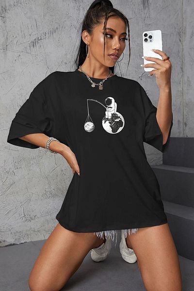 uyguntarz Μπλουζάκι Unisex Space Printed