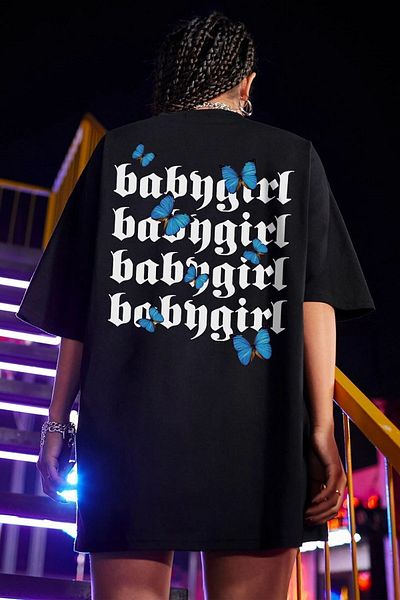 uyguntarz Μπλουζάκι Unisex Babygirl με εμπριμέ σχέδιο