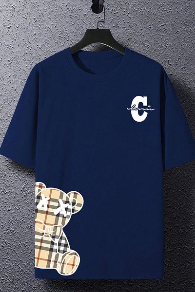 uyguntarz Μπλουζάκι Unisex Pattern Bear Printed Design