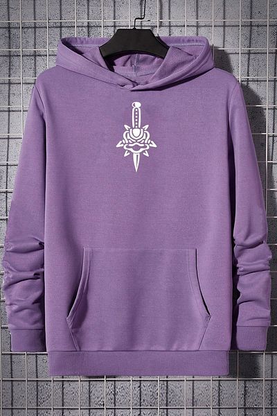 uyguntarz Unisex φούτερ με στάμπα Skullcracked