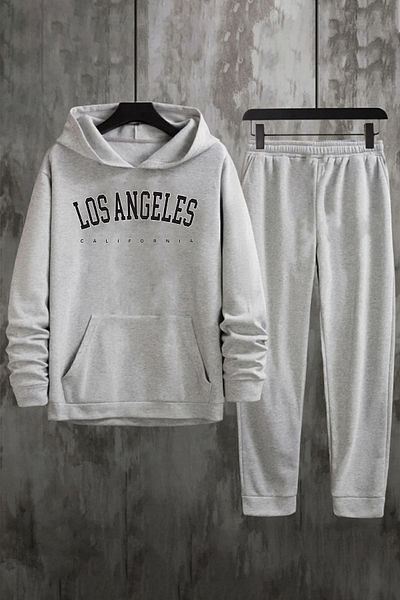 uyguntarz Σετ φόρμας Unisex Los Angles printed