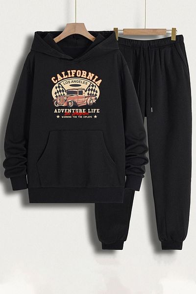 uyguntarz Unisex Σετ φόρμες στάμπας California