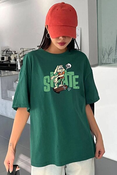 uyguntarz Μπλουζάκι Unisex All Day Rabbit Design