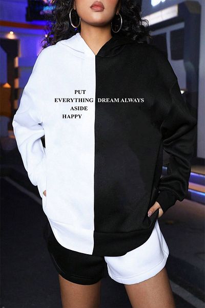 uyguntarz Големи суичър с щампи Dream Always