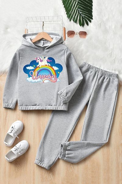 uyguntarz Σετ παιδική φόρμα Unicorn