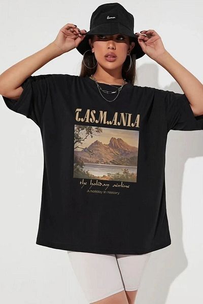 uyguntarz Μπλουζάκι Unisex Tasmania Printed
