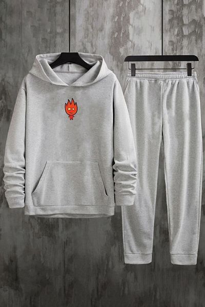 uyguntarz Σετ φόρμας Unisex Fire Avatar printed